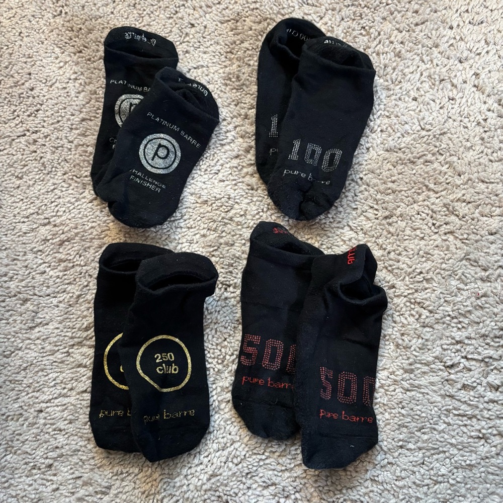 Pure Barre grip sox